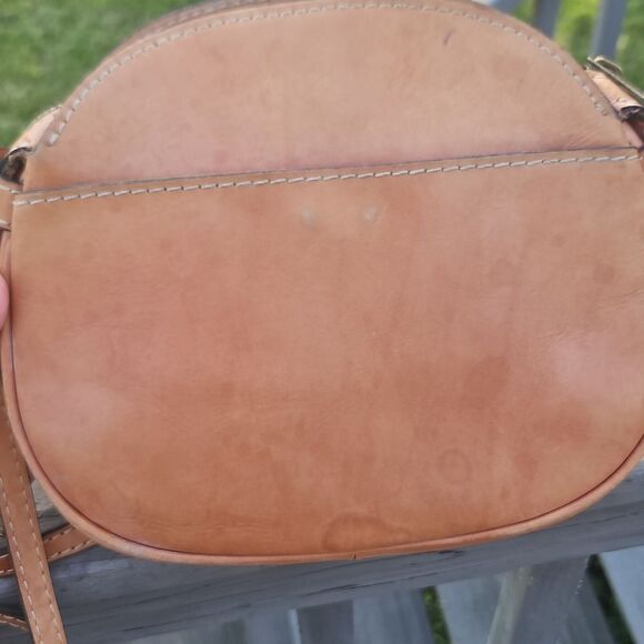 Patricia Nash Italian Leather Crossbody Saddle Bag - Picture 5 of 12